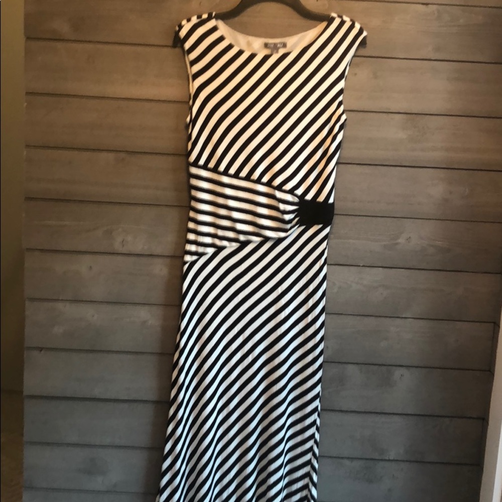 Black & White Maxi Dress